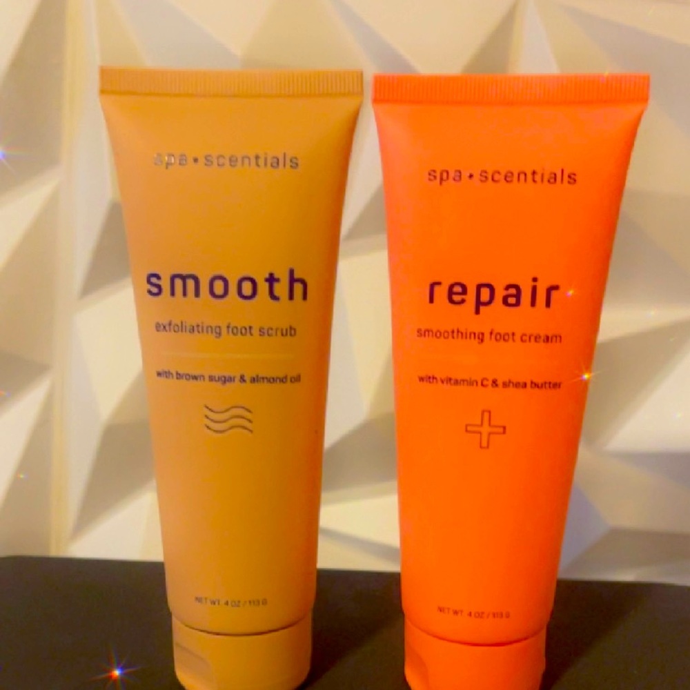 SPA SCENTIALS REPAIR AND SMOOTH FOOR CREAM AND SCRUB